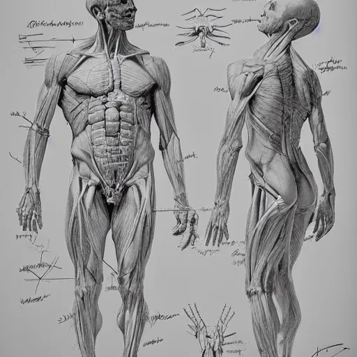 Image similar to artist anatomy sketches by George Bridgman