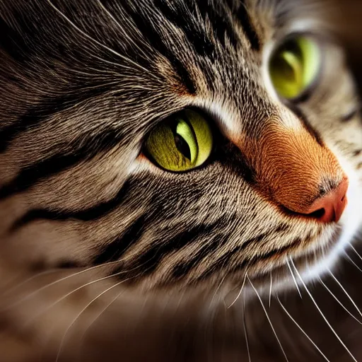 Prompt: a macro photograph of a cat's paw. photography. high resolution