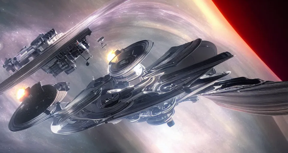 Image similar to intense space ship battle in the ring of Saturn, hyperdetailed, artstation, cgsociety, 8k