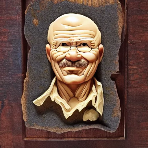 Prompt: charles bronson carved butter sculpture, maple syrup highlights, realistic, highly detailed, cinematic