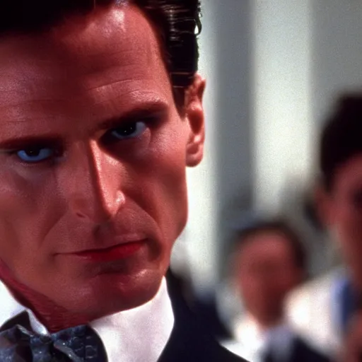 Image similar to Face of Patrick Bateman in American Psycho (1999)