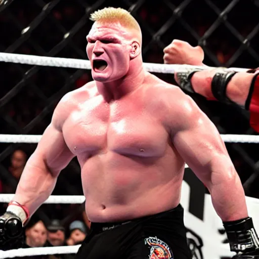 Prompt: Brock Lesnar