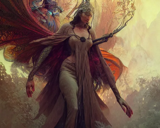 Image similar to photography of mikalojus konstantinas ciurlionis, deep focus, d & d and mtg, fantasy, intricate, elegant, highly detailed, digital painting, artstation, concept art, matte, sharp focus, illustration, hearthstone, art by artgerm and greg rutkowski and alphonse mucha