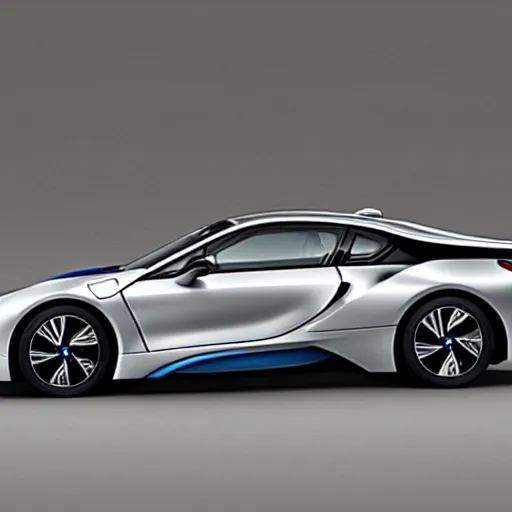 Prompt: bmw i 8 abstract tech