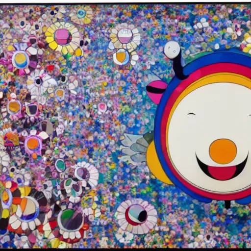 Image similar to First Sighting of the Elusive Seacrawler, cinematic, 4K oil painting, a series by takashi murakami