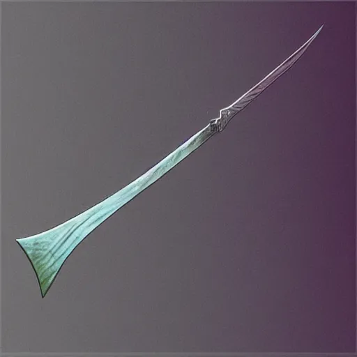 Image similar to fantasy recurve longbow weapon made from whispy shadows, digital media, realistic