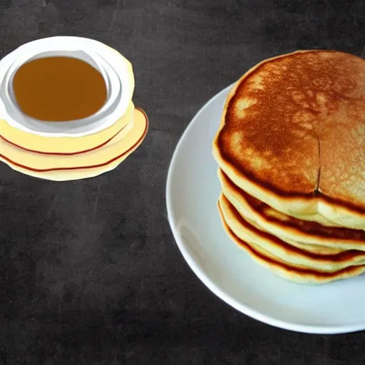 Prompt: Interdimensional Hole Of Pancakes