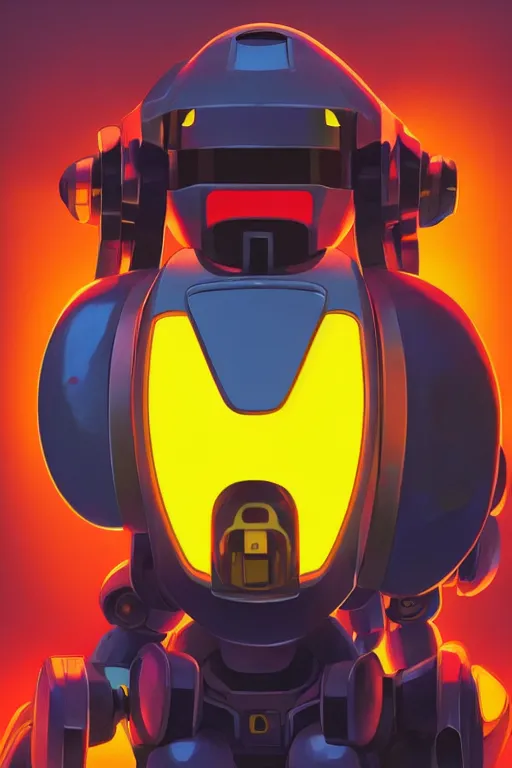 Image similar to metabots medabots medarotto medarot robot minimalist comics helmet mask neon cybereye, behance hd by jesper ejsing, by rhads, makoto shinkai and lois van baarle, ilya kuvshinov, rossdraws global illumination ray tracing hdr radiating a glowing aura