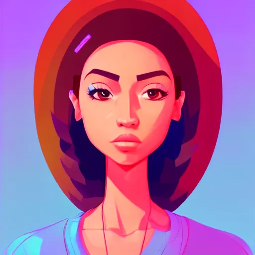 Image similar to 2 d character design, female rapper, vector art, digital art, portrait, 4 k, 8 k, sharp focus, smooth, illustration, concept art, music artist