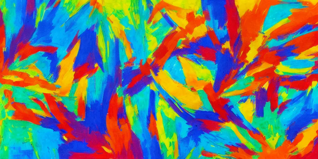 Prompt: colorful abstract art