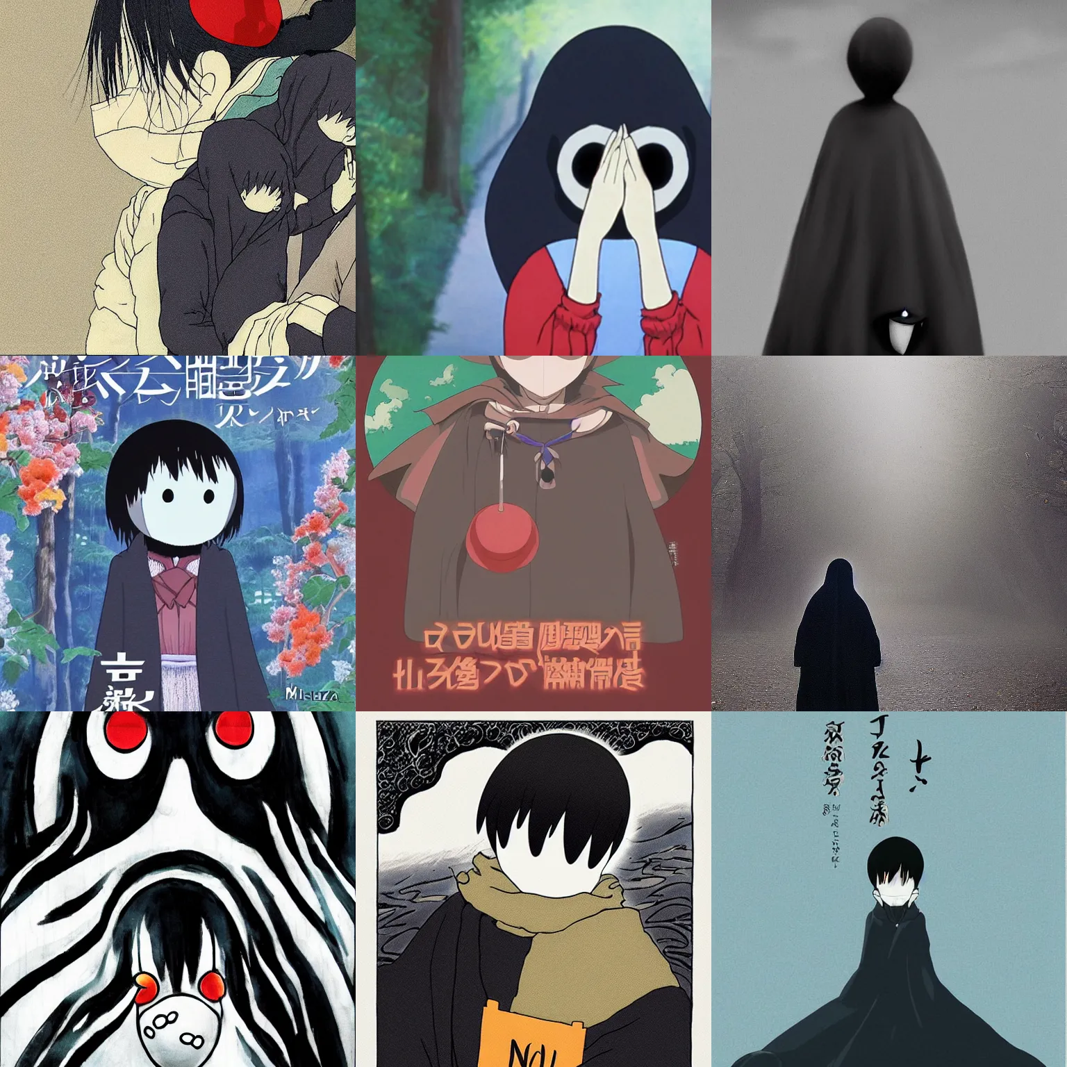 Prompt: no face in spiriting away by miyazaki