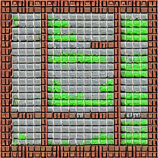 Prompt: tileset for a fantasy game, grid