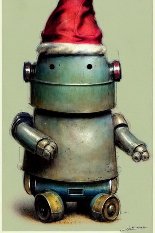 Image similar to ( ( ( ( ( 1 9 5 0 s robot knome very fat. muted colors. ) ) ) ) ) by jean - baptiste monge!!!!!!!!!!!!!!!!!!!!!!!!!!!!!!