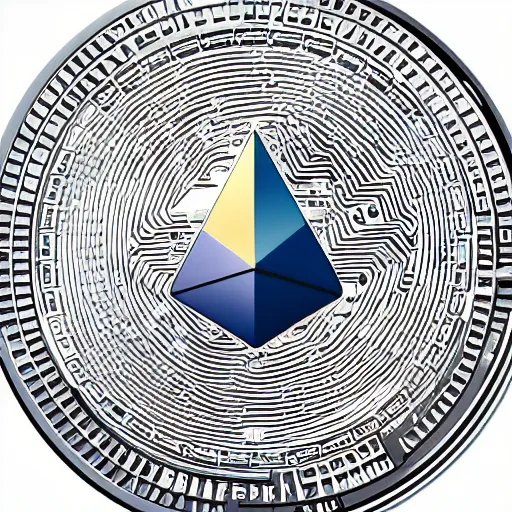 Image similar to ethereum cryptocurrency art