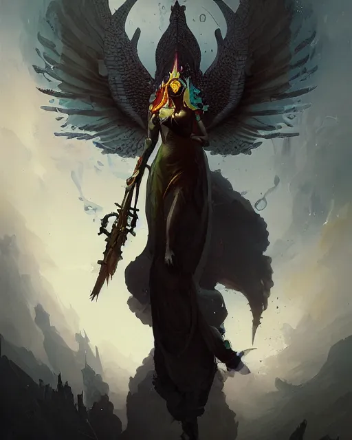 The Angel Of Death - Mizoku's Dark Arts - Digital Art, Fantasy