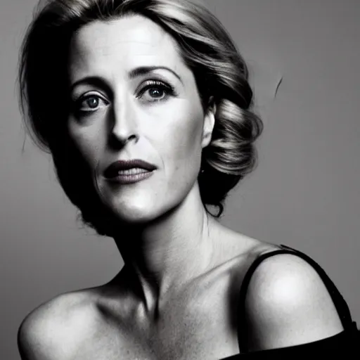 photo of a gorgeous 40-year-old Gillian Anderson with | Stable Diffusion