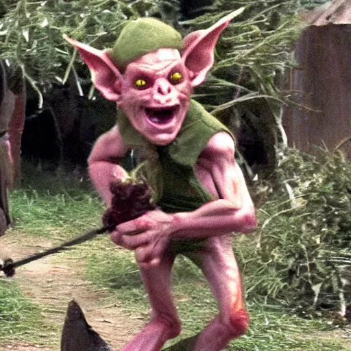 Prompt: goblins caught on camera