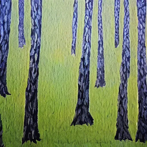 Image similar to trees in forest flat 2 d art atey ghalian