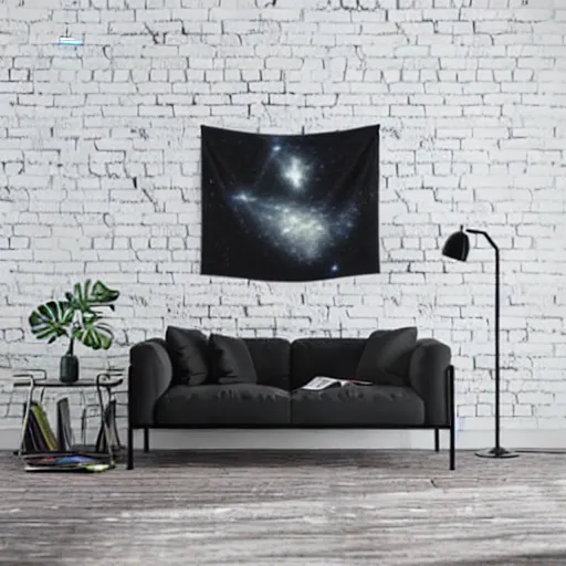 Prompt: hubble deep field tapestry