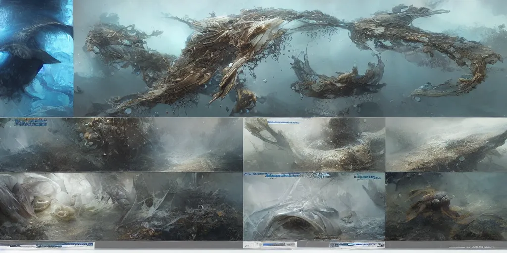 Image similar to study material with side perspective, transparent water River flow, realistic water foam,agua droplets, underwater, bridge made of water ,physically based rendering, defined features by ellen jewett, tomasz alen kopera and Justin Gerard