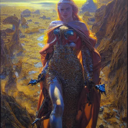 Image similar to epic oil on canvas painting by donato giancola, highly detailed, centered, hyperrealism, smooth, sharp focus trending on artstation