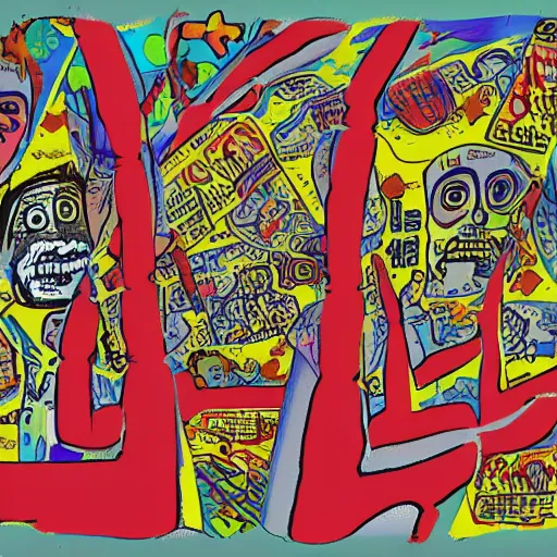 Image similar to organ harvesting, in the style of daniel johnston and outsider art, 8k, line brush, overlaid with chinese adverts