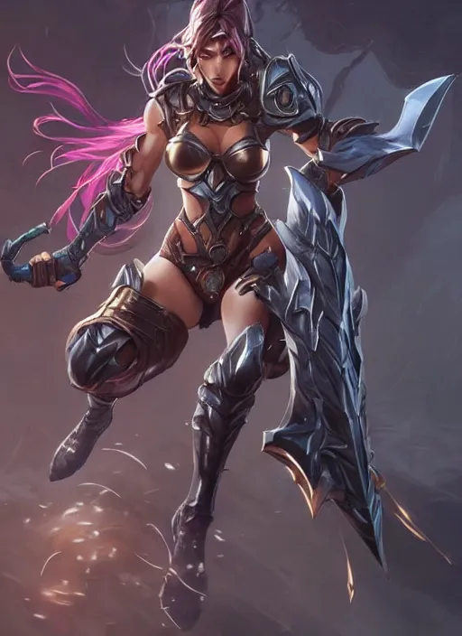 beautiful new female character for league of legends,, Stable Diffusion