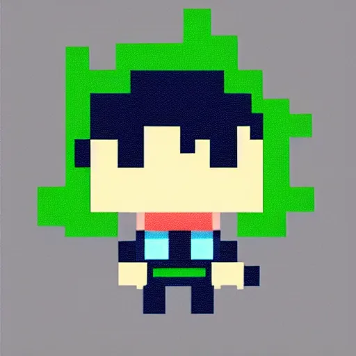 Image similar to Cute chibi pixel art of the joker