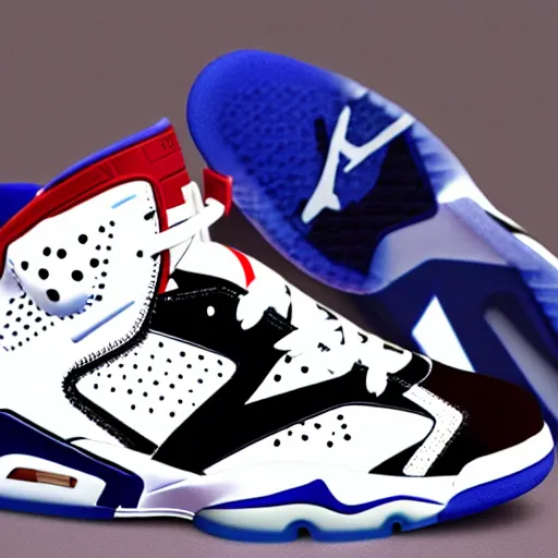 Image similar to spacejam jordan 6 basketball shoes 1990s edition collectors edition