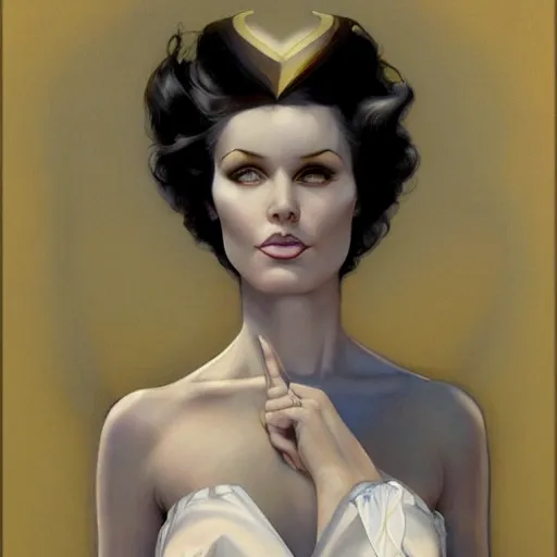 Image similar to a streamline moderne, ( art nouveau ), multi - racial portrait in the style of charlie bowater, and in the style of donato giancola, and in the style of charles dulac. intelligent, expressive eyes. symmetry, ultrasharp focus, dramatic lighting, semirealism, intricate symmetrical ultrafine background detail.