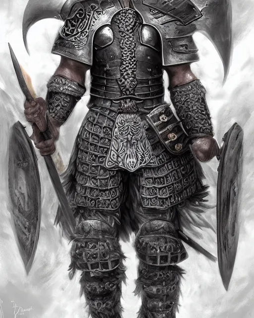 Image similar to ultrarealistic illustration of barbaric spanish conquistador, symmetrical, by daniel zrom and studio ghibli and artgerm