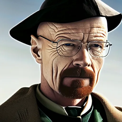 Prompt: walter white with the face of anakin Skywalker