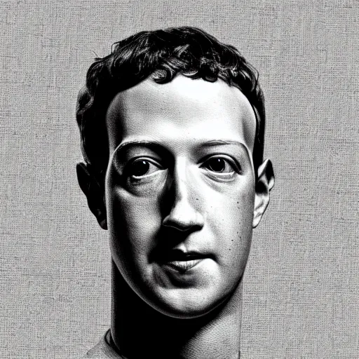 Image similar to mark zuckerberg as a robot