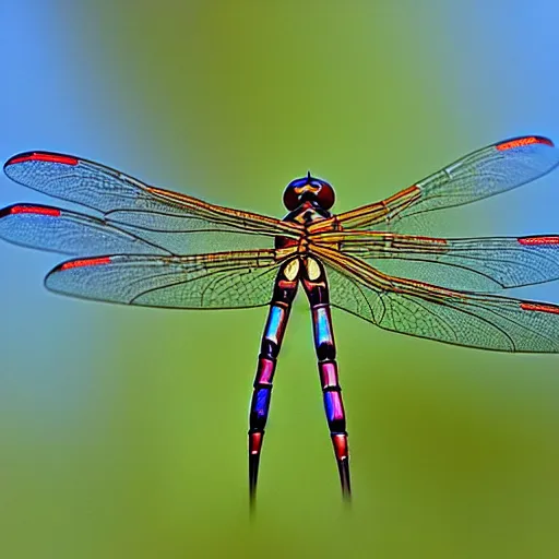 Image similar to Dragonfly made of lightning