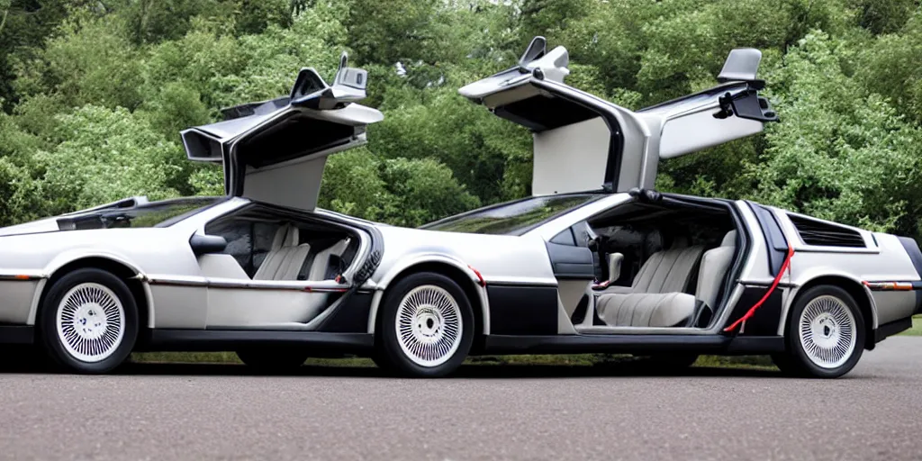 Image similar to early 2000s DeLorean