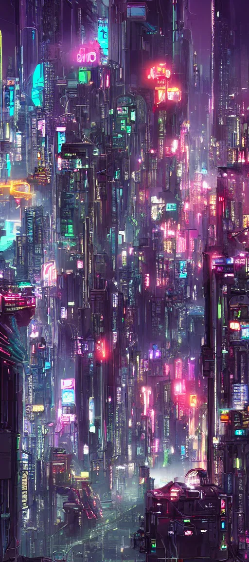 Night Metropolis, 18+ player BTB map with Neon Cyberpunk aesthetic