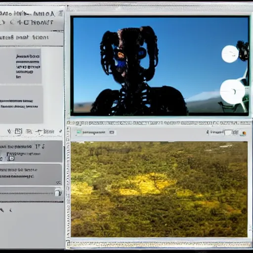 Image similar to something that AI can see that humans cannot understand, the AI was trained for certain images but the image it produced was beyond human comprehension. It was meaningful to the AI.