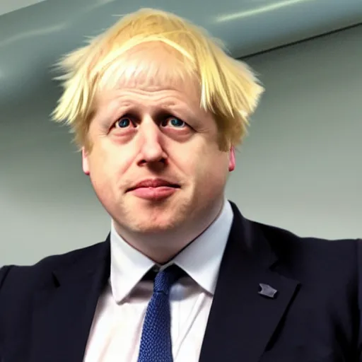 Prompt: Boris Johnson anime