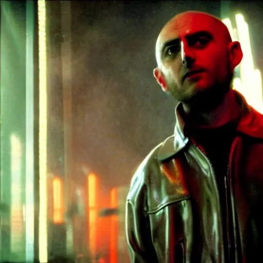 Image similar to movie still of a cool cyborg, cinematic composition, cinematic light, by edgar wright and andrzej zuławski and gaspar noe