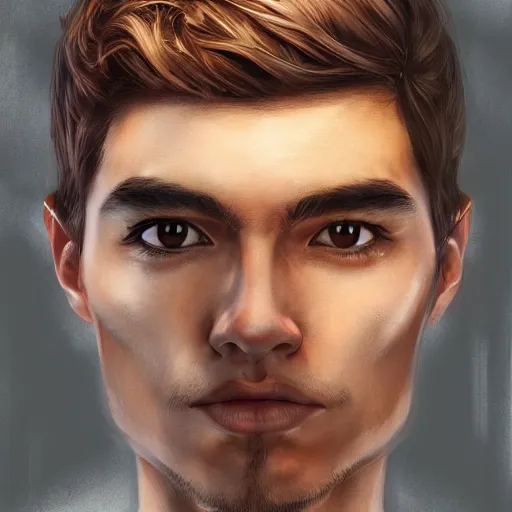 Image similar to human, male, portrait, stanley lau and artgerm