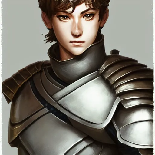 Image similar to blake mitchell, portrait of a male knight, street clothes, lion tatoos, fantasy, face like blake mitchell, blonde shinkai makoto studio ghibli studio key hideaki anno sakimichan stanley artgerm lau rossdraws james jean marc simonetti elegant highly detailed digital painting artstation pixiv