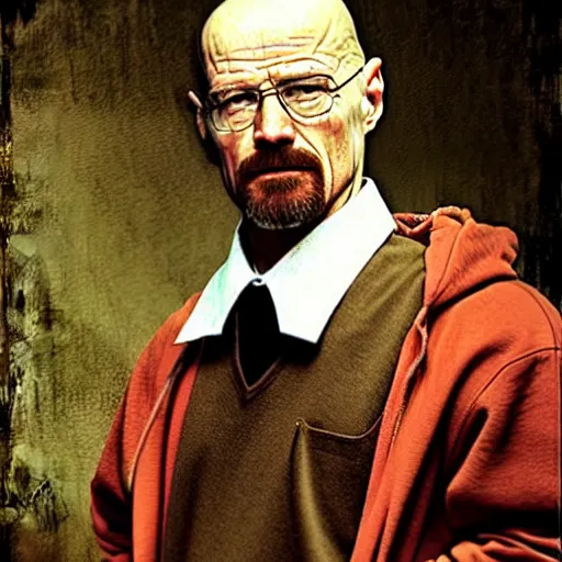 Prompt: Walter white, Renaissance painting