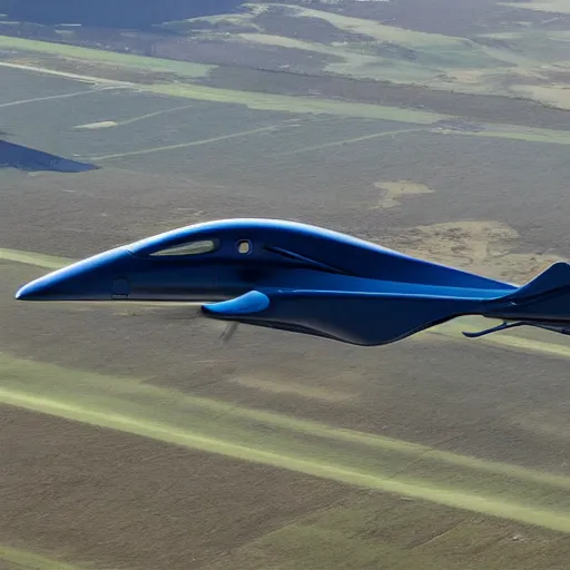 Image similar to a plane designed by Tesla, Inc. Promotional photo 2022