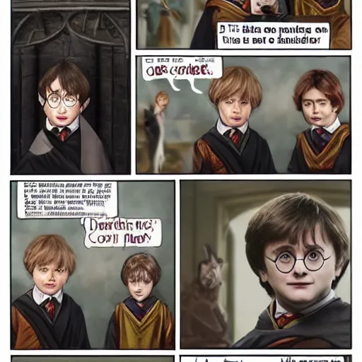 Image similar to how harry potter should have ended