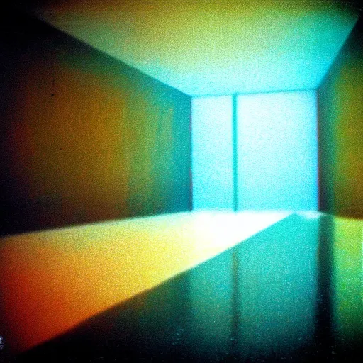 Image similar to Beautiful colored-photo cameraphone 2005 soft liminal Photograph of an infinite water-filled room