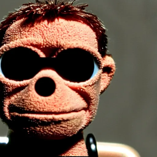 Image similar to terminator in the muppet show