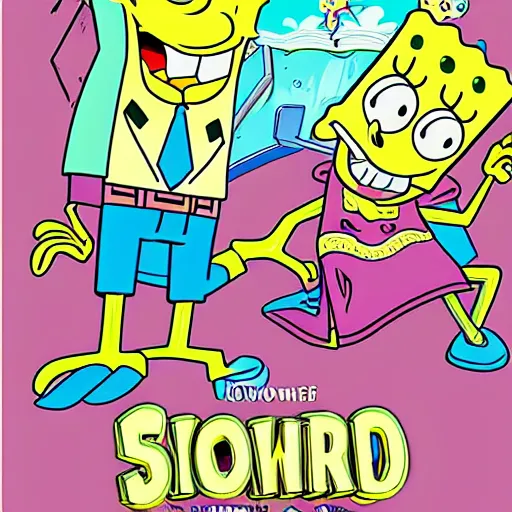 Image similar to spongebob drawn by Studio Trigger