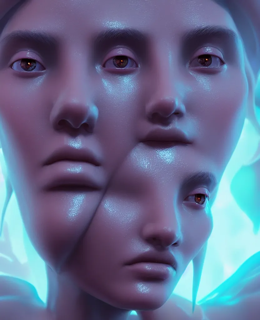 Image similar to goddess close-up portrait. bioluminiscent creatures, intricate artwork by Tooth Wu and wlop and beeple. octane render, trending on artstation, greg rutkowski very coherent symmetrical artwork. cinematic, hyper realism, high detail, octane render, 8k