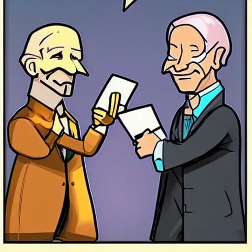 Prompt: a card from slay the spire featuring joe biden