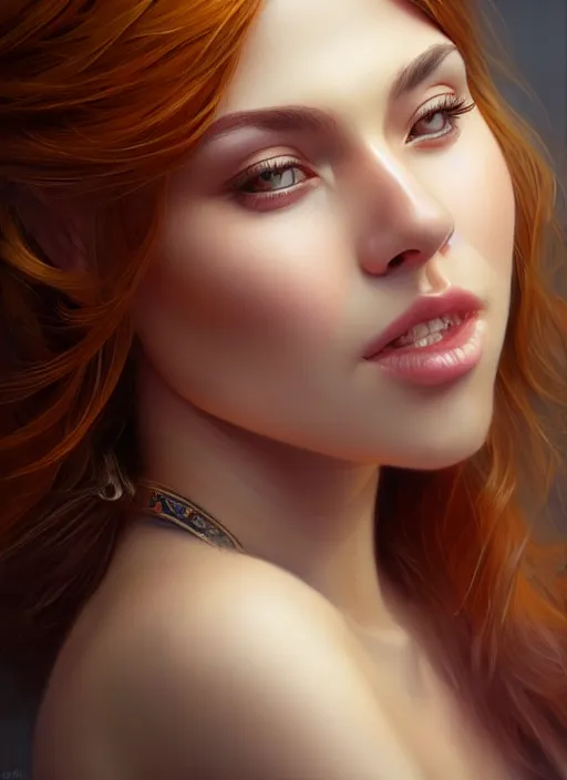 Image similar to photo of a gorgeous young woman in the style of stefan kostic, realistic, sharp focus, 8 k high definition, insanely detailed, intricate, elegant, art by stanley lau and artgerm